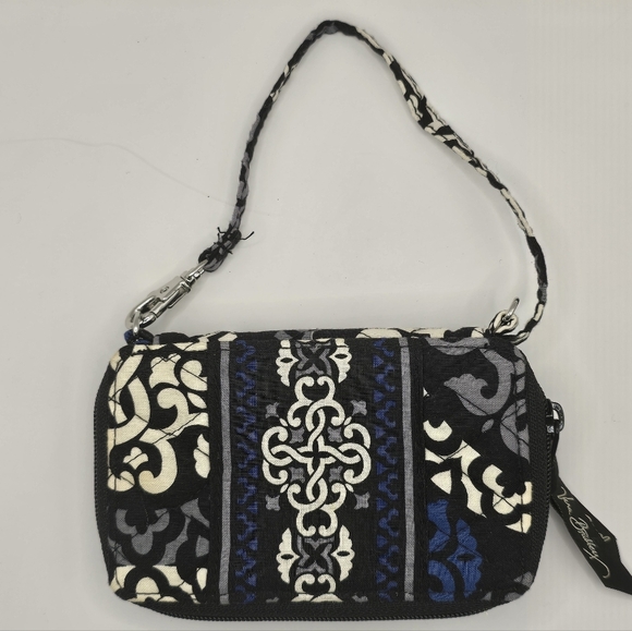 VERA BRADLEY Canterberry Cobalt Phone/Cigarette Pocket Ziparound Wallet - Picture 4 of 9